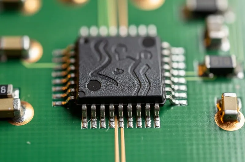 Technician loading firmware at programming station
